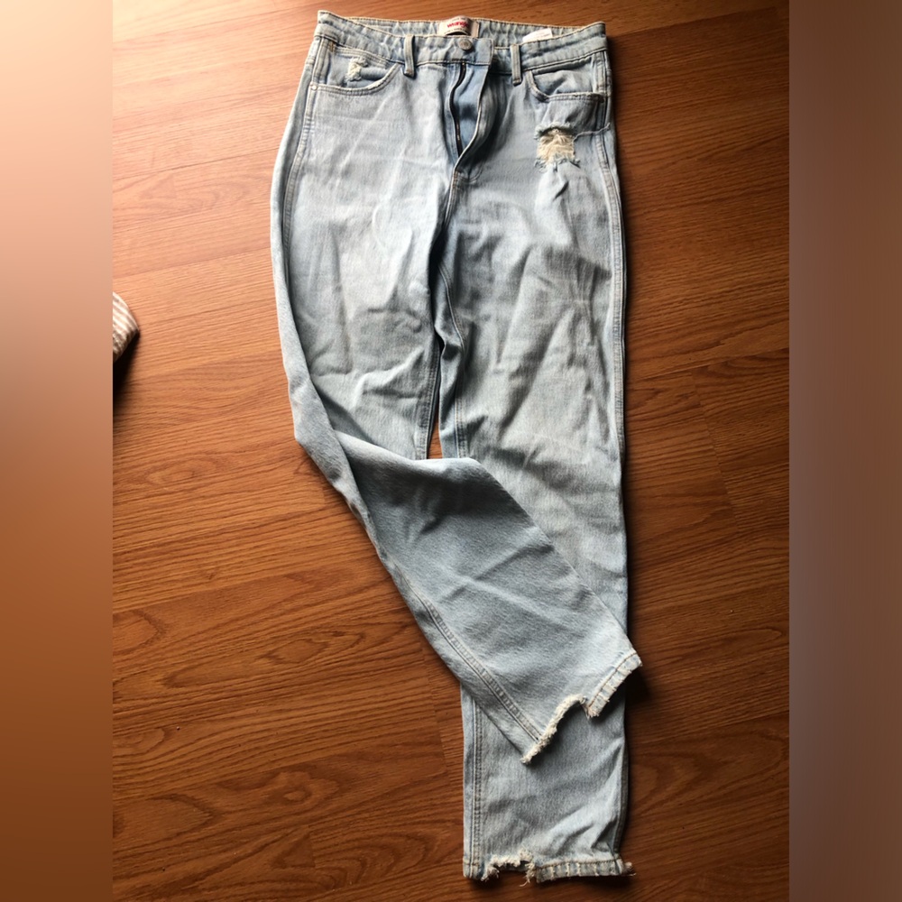 Wrangler Light Blue Distressed Women's Jeans